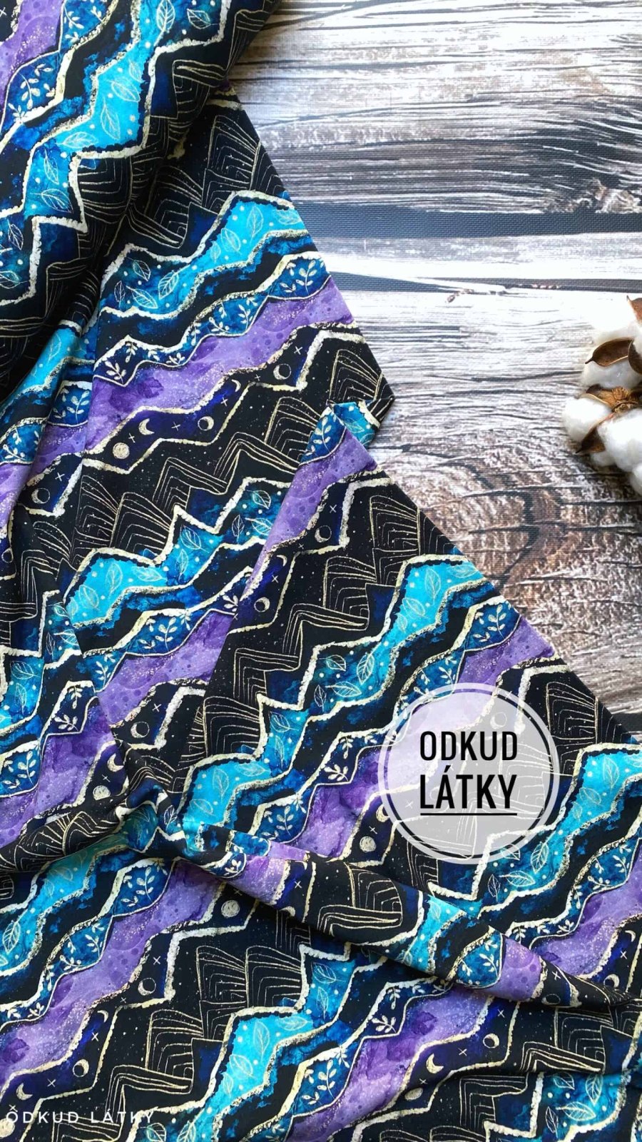 DESIGN.ÚPLET: Temné nebe - fialová - Obrázek 2