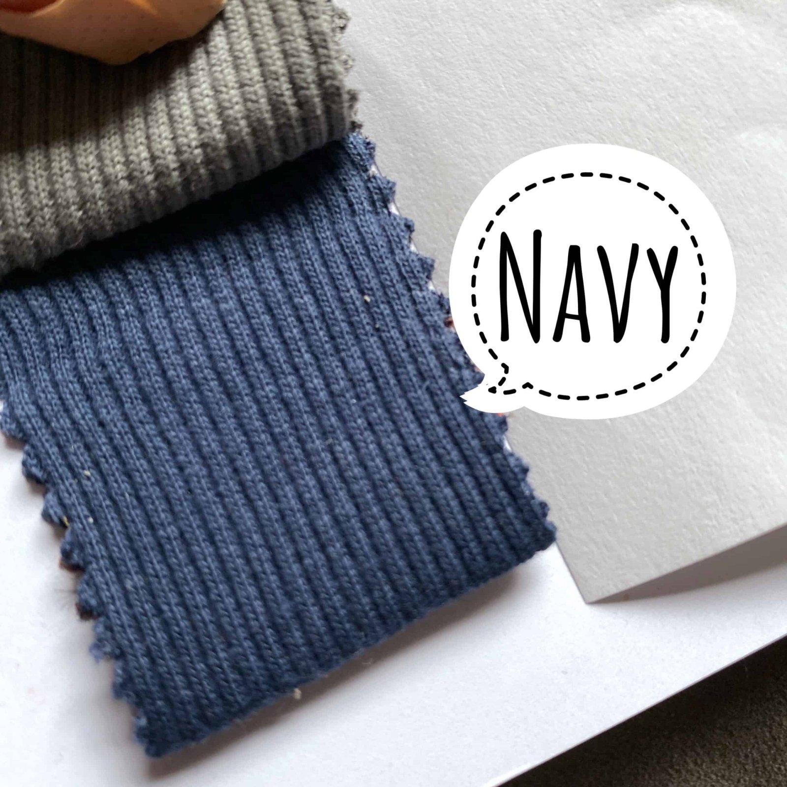 ŽEBROVANÝ ÚPLET premium - NAVY