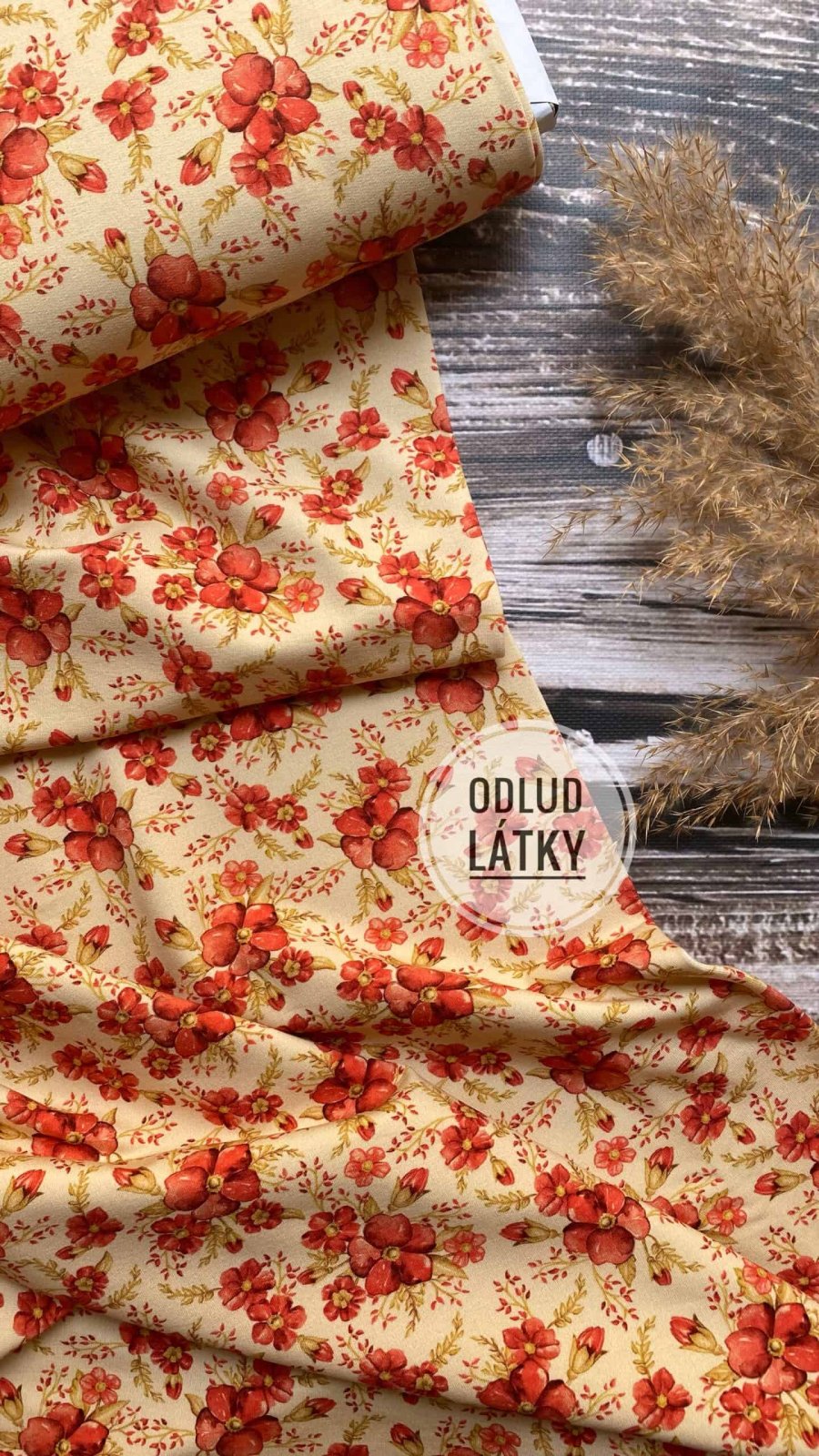 DESIGN.TEPLÁKOVINA: Červené květy