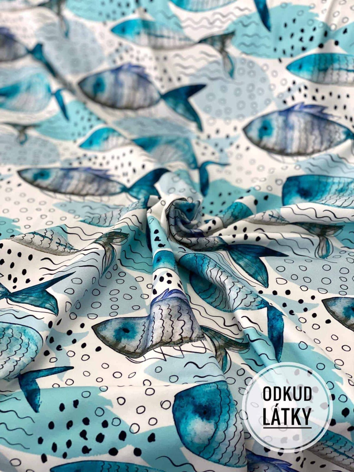 DESIGN. ÚPLET - Akvarelové ryby T48 - Obrázek 2
