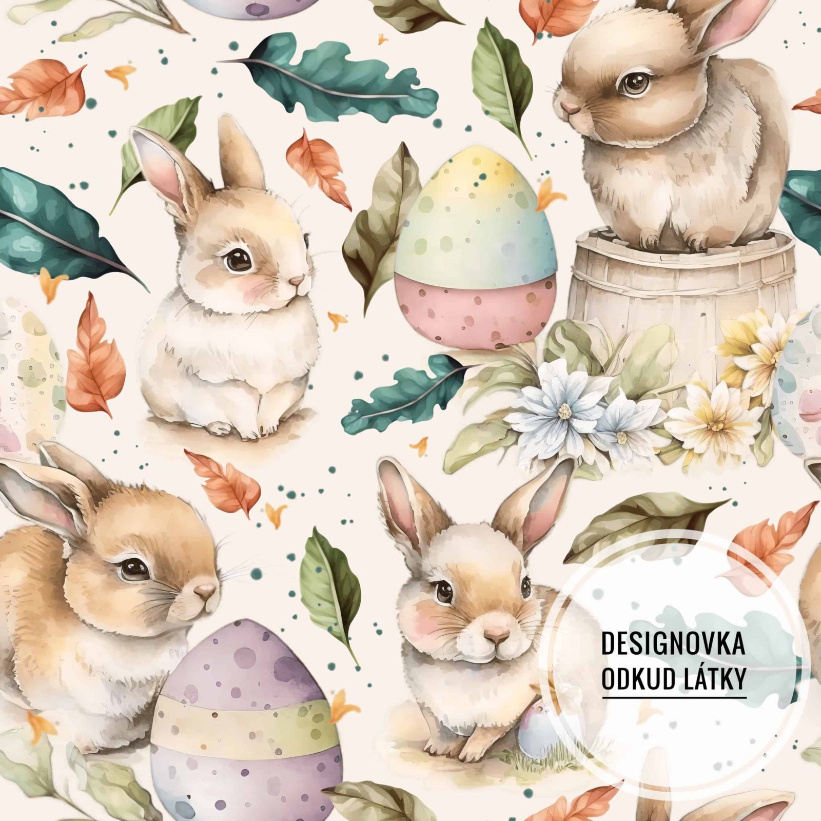 DESIGN. ÚPLET: Králíčci a velikonoční vajíčka