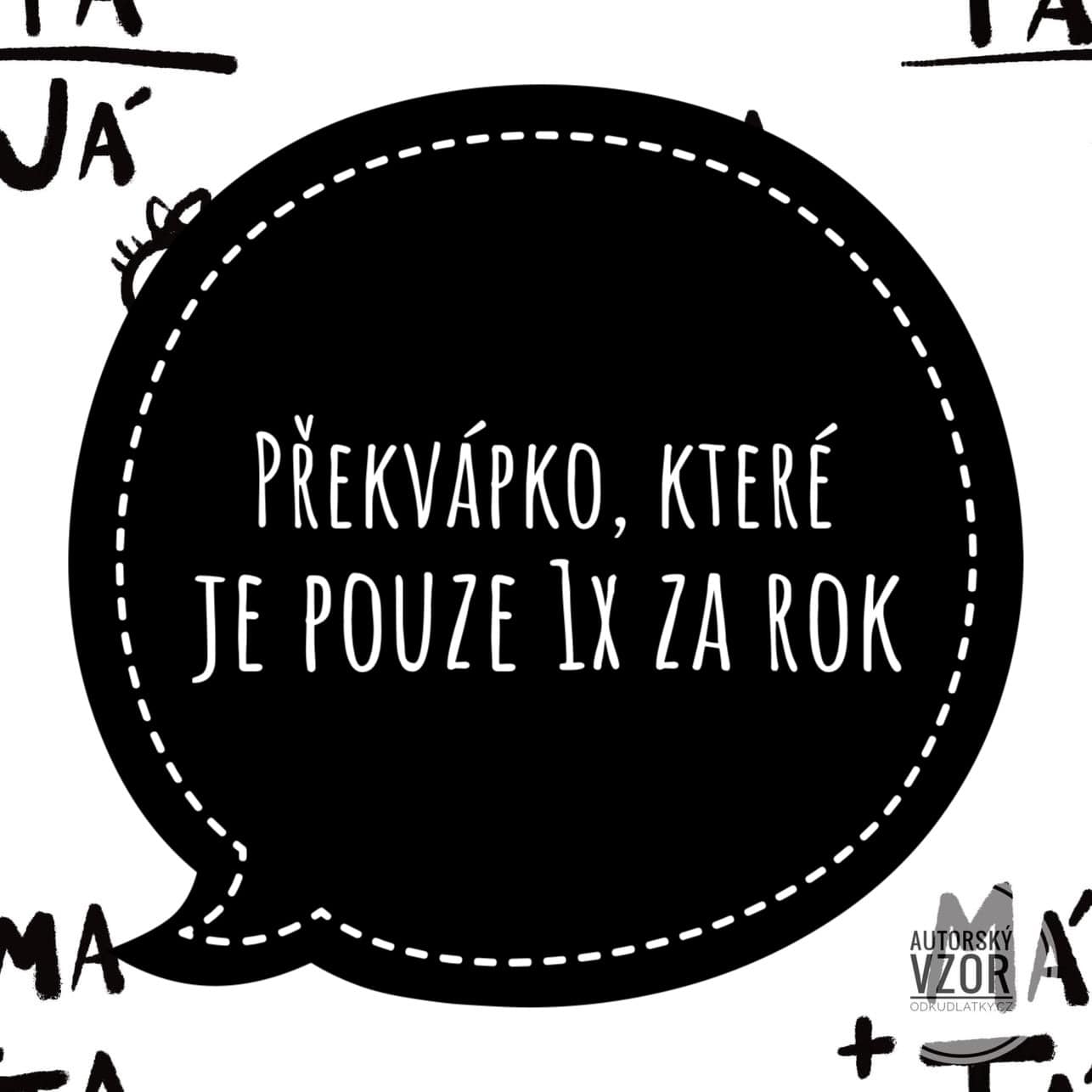 SLEVA, AUTORSKÝ VZOR: máma + táta = já ČERNÁ, SLEVA !! - Obrázek 3