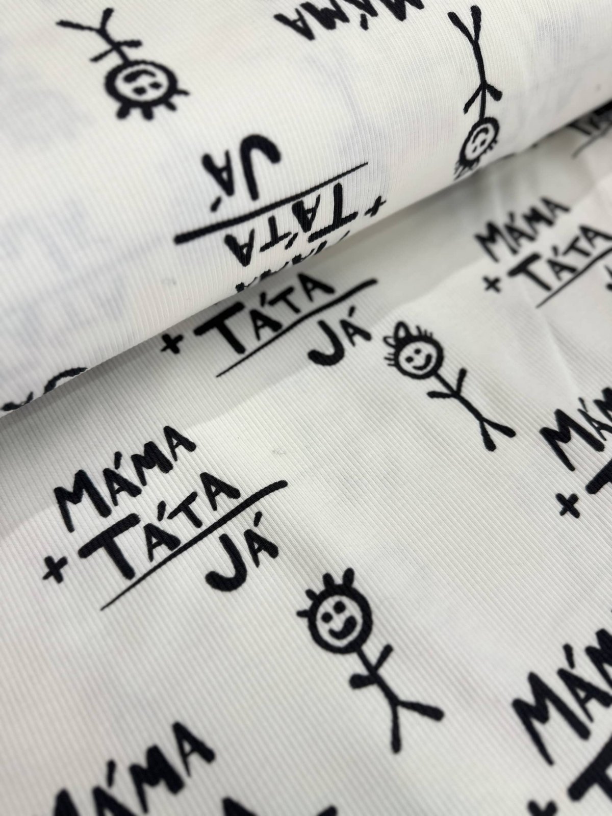 ŽEBROVANÝ ÚPLET, autorský: "máma+táta=já", SLEVA !!! - Obrázek 3