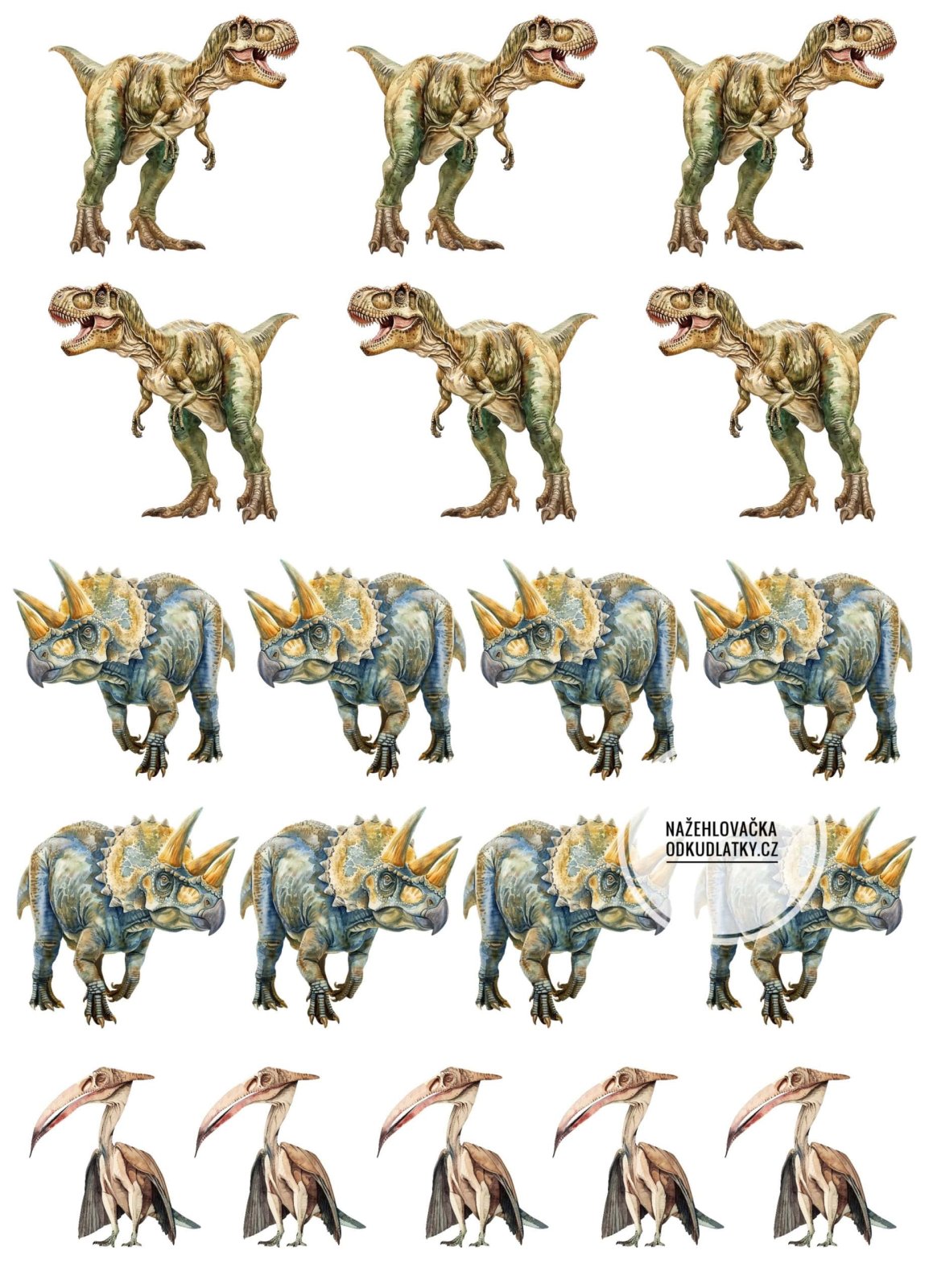 N30 NAŽEHLOVAČKA NA OBLEČENÍ: Dinosauři, SÉRIE - Obrázek 2