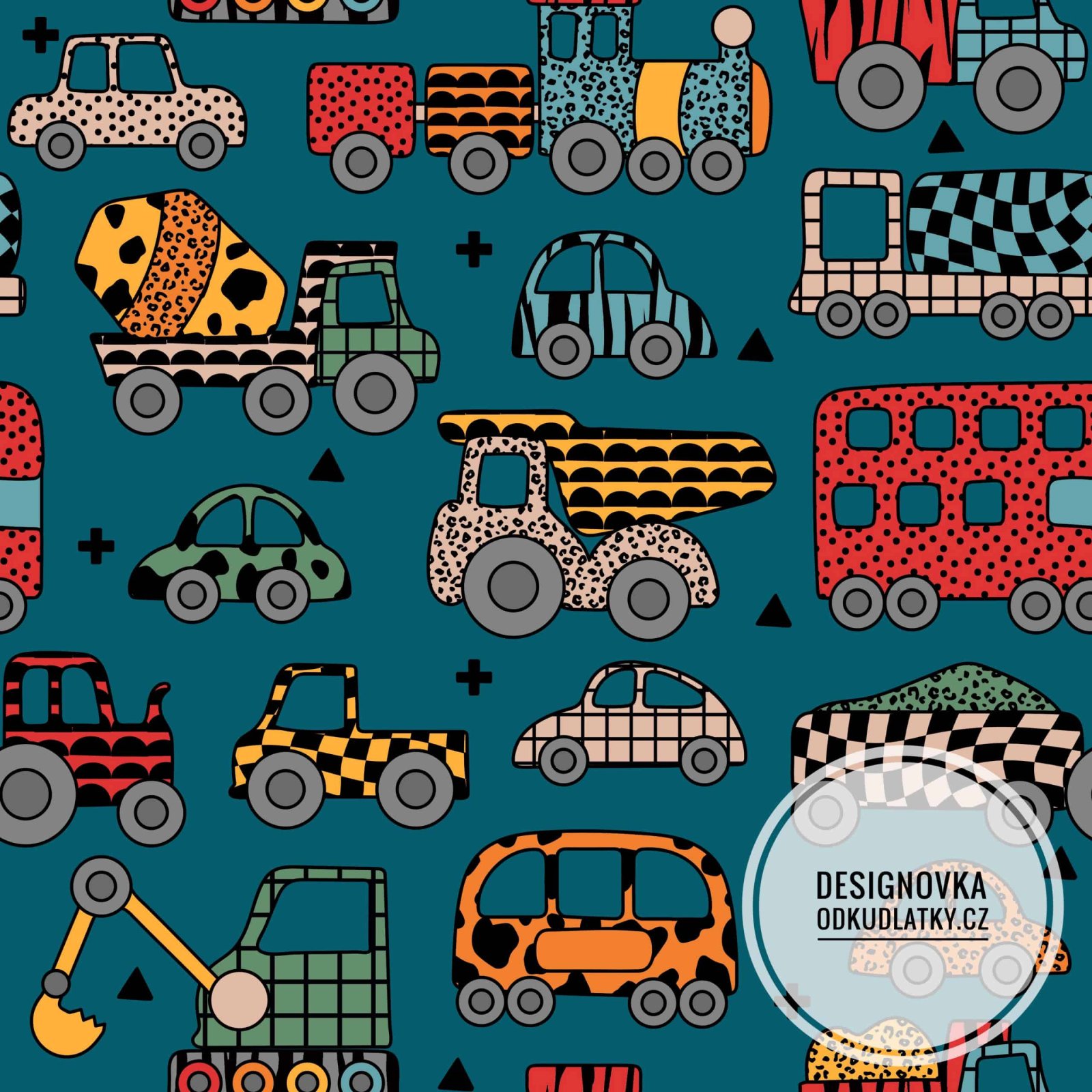 Design. TEPLÁKOVINA - Auta na petrolejové